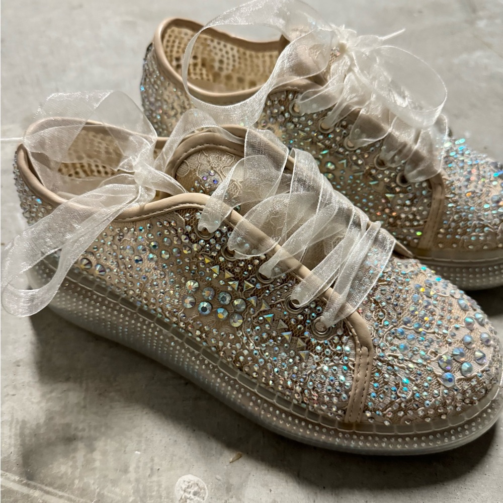 Crystal shoes from turkey brand new